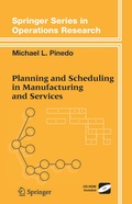 Cover: Planning and Scheduling in Manufacturing and Services - Springer
