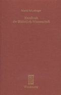 Cover: Handbuch der Bibliothek-Wissenschaft - Weidmannsche Hildesheim