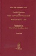 Cover: "Aus dem Freund ein Sohn" - Briefwechsel 1872-1903 - Weidmannsche Hildesheim