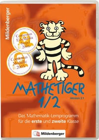 Enlarge image Cover: Mathetiger 1/2. Lernprogramm für 1. und 2. Klasse / Mathetiger 1/2, Version 2.1 - Mildenberger Verlag GmbH