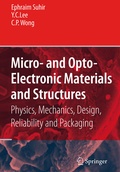 Cover: Micro- and Opto-Electronic Materials and Structures: Physics, Mechanics, Design, Reliability, Packaging - Springer