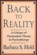 Cover: Back to Reality - WW Norton & Co