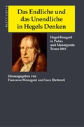 Cover: Das Endliche und das Unendliche in Hegels Denken - Klett-Cotta