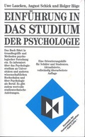 Cover: Einf&uuml;hrung in das Studium der Psychologie - Klett-Cotta