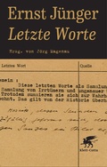 Cover: Letzte Worte - Klett-Cotta