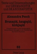 Cover: Brunaold, haugsold, kirkjuold - Peter Lang Verlag
