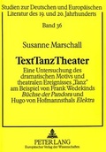 Cover: TextTanzTheater - Peter Lang Verlag