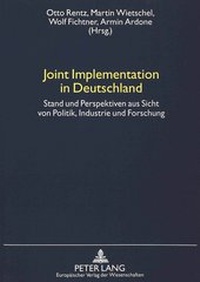 Enlarge image Cover: Joint Implementation in Deutschland - Peter Lang Verlag
