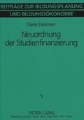 Cover: Neuordnung der Studienfinanzierung - Peter Lang Verlag