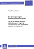 Cover: Die Entk&ouml;rperung im spanischen Effektenwesen - Peter Lang Verlag