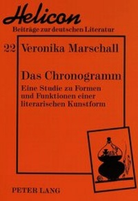Enlarge image Cover: Das Chronogramm - Peter Lang Verlag