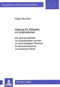 Cover: Haftung f&uuml;r Altlasten im Unternehmen - Peter Lang Verlag