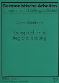 Abbildung von: Fachsprache und Regionalisierung - Peter Lang Verlag