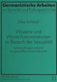 Abbildung von: Wissens- und Wortschatzvariationen im Bereich der Sexualität - Peter Lang Verlag