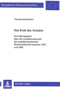 Bild: Das Ende des «Vorwärts» - Peter Lang Verlag