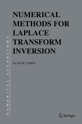 Cover: Numerical Methods for Laplace Transform Inversion - Springer