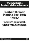 Cover: Deutsch als Zweit- und Fremdsprache - Peter Lang Verlag