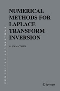 Cover: Numerical Methods for Laplace Transform Inversion - Springer
