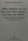 Cover: &laquo;Wer immer es ist, den ihr hier sucht, ich bin es nicht&raquo; - Peter Lang Verlag