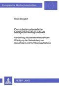 Cover: Der substanzsteuerliche Ma&szlig;geblichkeitsgrundsatz - Peter Lang Verlag