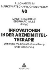 Abbildung von: Innovationen in der Arzneimitteltherapie - Peter Lang Verlag