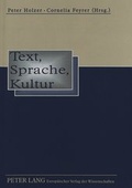 Cover: Text, Sprache, Kultur - Peter Lang Verlag