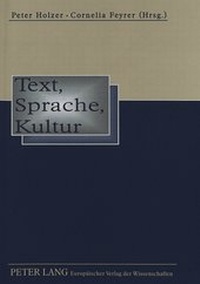 Enlarge image Cover: Text, Sprache, Kultur - Peter Lang Verlag