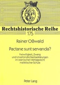 Cover: Pactane sunt servanda? - Peter Lang Verlag