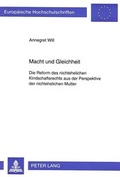 Cover: Macht und Gleichheit - Peter Lang Verlag