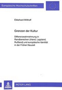 Abbildung von: Grenzen der Kultur - Peter Lang Verlag