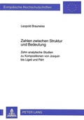 Cover: Zahlen zwischen Struktur und Bedeutung - Peter Lang Verlag