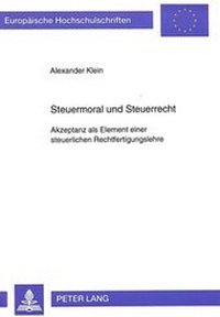 Abbildung von: Steuermoral und Steuerrecht - Peter Lang Verlag