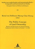 Bild: The Public Concept of Land Ownership - Peter Lang Verlag