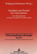Cover: Stabilit&auml;t und Wandel im Unternehmen - Peter Lang Verlag