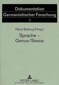 Abbildung von: Sprache - Genus/Sexus - Peter Lang Verlag