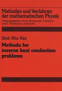 Enlarge image Cover: Methods for inverse heat conduction problems - Peter Lang Verlag