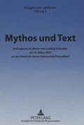 Cover: Mythos und Text - Peter Lang Verlag