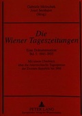Bild: Die Wiener Tageszeitungen - Peter Lang Verlag