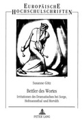 Cover: Bettler des Wortes - Peter Lang Verlag
