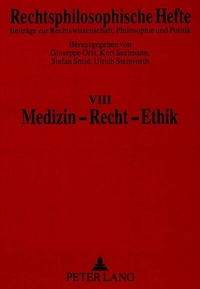 Abbildung von: Medizin - Recht - Ethik - Peter Lang Verlag