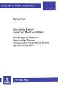 Cover: Der &laquo;dritte Sektor&raquo; zwischen Markt und Staat - Peter Lang Verlag