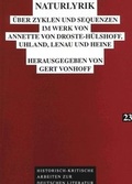 Cover: Naturlyrik - Peter Lang Verlag
