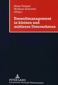 Cover: Umweltmanagement in kleinen und mittleren Unternehmen - Peter Lang Verlag