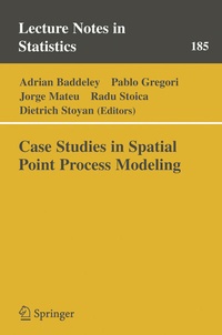 Enlarge image Cover: Case Studies in Spatial Point Process Modeling - Springer