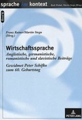 Cover: Wirtschaftssprache - Peter Lang Verlag