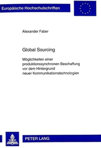 Abbildung von: Global Sourcing - Peter Lang Verlag