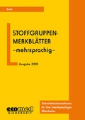 Bild: Stoffgruppenmerkblätter mehrsprachig - ecomed-Storck