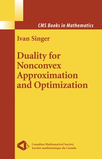 Enlarge image Cover: Duality for Nonconvex Approximation and Optimization - Springer