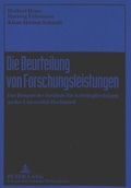 Cover: Die Beurteilung von Forschungsleistungen - Peter Lang Verlag