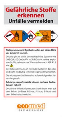 Bild: Infokarte Gefährliche Stoffe erkennen Unfälle vermeiden - ecomed Storck